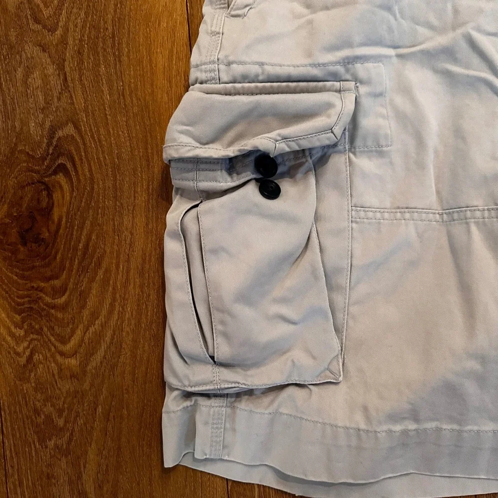 Polo Ralph Lauren Mens Cargo Shorts Size 36 Grey Classic Polo Chino Cotton 100%